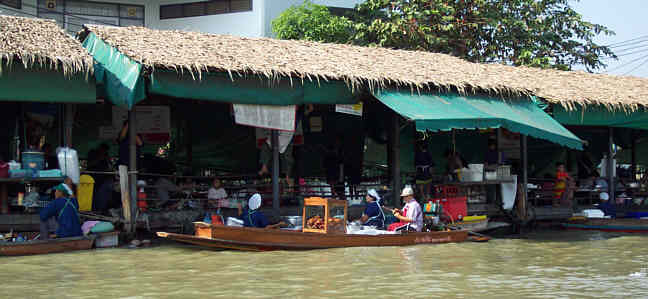 Schwimmender Markt